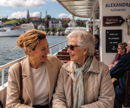 Ausflug auf einem Dampfschiff